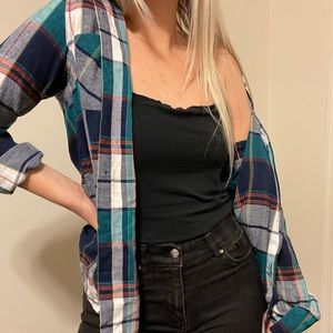 Plaid shirt/coverup.